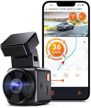 Load image into Gallery viewer, Vantrue E1 Lite 1080P WiFi Mini Dash Cam with GPS and Speed, Free App, Voice Control Detachable Dash Camera, 24 Hours Parking Mode, Night Vision, Motion Detection, Loop Recording, Support 512GB Max