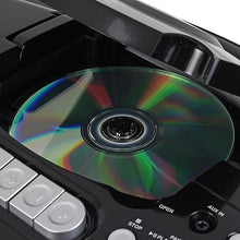 Load image into Gallery viewer, Studebaker Retro Edge Big Sound Bluetooth Boombox with CD/Cassette Player-Recorder/AM-FM Stereo Radio (Black/SB2150B)