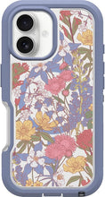 Load image into Gallery viewer, OtterBox iPhone 16 Defender Series XT Clear Case - Floral Purple