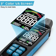 Load image into Gallery viewer, EMF Detector, DURFICST 5 in 1 Rechargeable Digital EMF Radiation Detector, Measuring Ambient Temp and Humidity, Suitable for Cell Phone Towers, Smart Meters, Home EMF Detection and Ghost Hunting