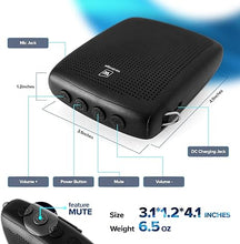 Load image into Gallery viewer, WinBridge Portable Voice Amplifier with Wired Headset Microphone, Small Bluetooth Speaker with Mic,Personal Microphone Speaker for Teachers, Trainers Coaches, Instructors, Tour guides, Public Speakers
