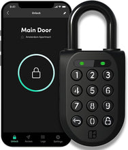 Load image into Gallery viewer, igloohome New Smart Padlock 2 (SP2), The Toughest Smart Padlock – Generate Access from Anywhere with The Mobile app (iOS/Android) – No WiFi Needed, Waterproof & Rechargeable