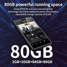 Load image into Gallery viewer, 80GB Music Player, Mp3 & Mp4 Player with Bluetooth and WiFi with 4" IPS Touch Screen Digital Audio Players, M503 Pro Spotify Player with Amazon Music, Audible, Chrome Browser, Support Up 512GB