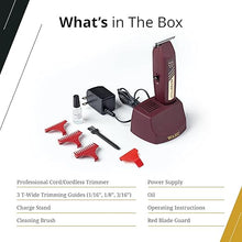 Load image into Gallery viewer, Wahl Professional Retro T-Cut Trimmer, Cordless, Adjustable T-Wide Blade, NiMH Battery, 60-Minute Run Time