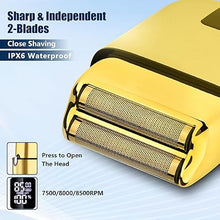 Load image into Gallery viewer, SUNNOW Hair Clippers Professional Cordless for Men, Beard Trimmer Hair Trimmer Electric Foil Shavers Razor Kit, Rechargeable Hair Cut Machines Men's Beard Grooming Kit for Home, Barber