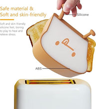 Load image into Gallery viewer, QANYI Cute Night Light Toast Bread LED Night lamp with Rechargeable, Portable Bedroom Bedside Bed lamp Christmas Gifts Ideas for Tween Teenage Teenager Teens Girls Boys Women