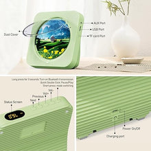 Load image into Gallery viewer, Portable CD Player with Bluetooth Desktop CD Player for Home CD Music Players with Remote Control,Timer,Built-in Dual Speakers with LED Display Home Audio Boombox FM Radio