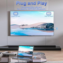 Load image into Gallery viewer, TTQ Wireless HDMI Transmitter and Receiver, Wireless HDMI Extender 4K Supported, Plug and Play, 2.4G/5G, 100FT Range, Support Laptop PC TV Box Projector Camera DV, No Need Bluetooth WiFi