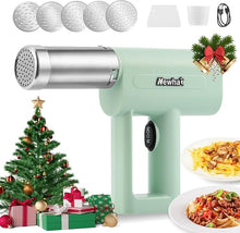 Load image into Gallery viewer, Newhai Handheld Portable Pasta Maker 5-in-1 Cordless Pasta Machine with Shaping Disc Electric Noodle Maker for Homemade Spaghetti Ramen