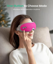 Load image into Gallery viewer, Eye Massager - Christmas Birthday Gifts for Women Men, Heated Eye Massager for Migraines, Relaxation Gifts for Women, Gifts for Mom, Reduce Eye Strain Dry Eye Migraine Relief(Rose)