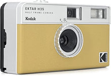 Load image into Gallery viewer, KODAK EKTAR H35 Half Frame Film Camera, 35mm, Reusable, Focus-Free, Lightweight, Easy-to-Use (Sand) (Film & AAA Battery are not Included)