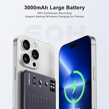 Load image into Gallery viewer, AI Voice Recorder, Digital Voice Recorder App Control, Transcribe & Summarize & Translation Empowered by ChatGPT, Wireless Charging, 107 Languages, 64GB Memory (White)