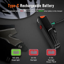 Load image into Gallery viewer, Nicron Bike Lights, 720 Lumens Bike Headlight?5 Modes USB Rechargeable Bicycle Light Super Bright, Bike Lights for Night Riding Waterproof IPX4 Bike Light.