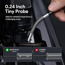 Load image into Gallery viewer, DEPSTECH 210° Two-Way Articulating Borescope Tool, Industrial Endoscope Camera with Lights, 0.24in Slim Probe, 5ft Waterproof Flexible Snake Tube,Video Inspection Scope Camera for Automotive Mechanics