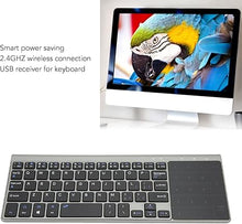 Load image into Gallery viewer, Zyyini Keyboard Touchpad, 2 in 1 Portable Keyboard with Touchpad Numeric Keypad,QWERTY Layout Keyboard, for Notebooks, Computers