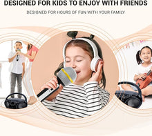 Load image into Gallery viewer, SingingWood NP030AB-GK Portable Karaoke System, Portable CD Player Boombox with Bluetooth for Home AM FM Stereo Radio, Headphone Jack, Portable Karaoke Supported AC or Battery Powered - Black