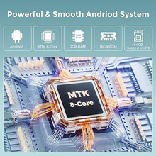 Load image into Gallery viewer, innioasis 80GB MP3 Player with Bluetooth and WiFi, MP3 Player for Kids with Spotify, Spotify Kids, Pandora, Audible, 4.0" Touch Screen Music Player with Parental Controls, Up to 1TB (White+ Sky-Blue)