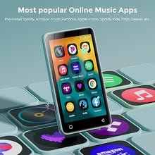 Load image into Gallery viewer, innioasis 80GB MP3 Player with Bluetooth and WiFi, MP3 Player for Kids with Spotify, Spotify Kids, Pandora, Audible, 4.0" Touch Screen Music Player with Parental Controls, Up to 1TB (White+ Sky-Blue)