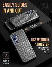 Load image into Gallery viewer, .for Samsung Galaxy S25 Plus Case with Belt Clip Holster, Kickstand Slim Cover Phone Case for Galaxy S25 Plus - Black