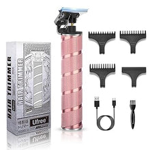 Load image into Gallery viewer, Ufree Hair Trimmer for Women, Bikini Trimmer Electric Razors Shaver for Women Grooming, Waterproof Hair Clippers Hair Cutting Kit, Gifts for Women (Rose Gold)