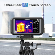 Load image into Gallery viewer, TOPDON TC003 256X192 IR Resolution 5" Touch Screen Thermal Imaging Camera with Secondary Analysis, Dual-Light Thermal Imager with Bluetooth and 2 MP Visual Camera,-4°F~1022°F