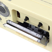 Load image into Gallery viewer, Portable Stereo CD Player with Bluetooth, AM/FM Stereo Radio and Cassette Player/Recorder (Yellow)