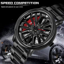Load image into Gallery viewer, GORBEN Men's Creative 3D Car Wheel Rotating Wrist Watch