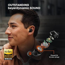 Load image into Gallery viewer, beyerdynamic Amiron 300 True Wireless Noise Cancelling Earbuds, Multipoint Bluetooth® 5.3 with Active Noise Cancellation, Up to 10 Hours of Battery Runtime, Cream