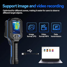 Load image into Gallery viewer, NOYAFA NF-524 Thermal Imaging Camera,120x90 IR Resolution Thermal Imager,Thermal Imager with Laser Pointer,2.8" LCD Screen,Handheld Infrared Camera,-4°F~752°F Range,25 Hz Refresh Rate Thermal Camera