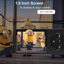 Load image into Gallery viewer, SKYBESS 64GB MP3 Player with Bluetooth, Portable HiFi Lossless MP3 Music Players with HD Speaker, All-in-one Media Player with Video/FM Raido/Recorder/Alarm Clock Function, Supports Random Playback