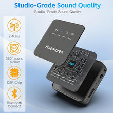 Load image into Gallery viewer, Wireless Lavalier Microphone 2 Pack,Wireless Microphone,Compatible with iPhone,Android,Camera,iPad,Tablet,PC,Noise Cancel,Echo,656ft Transmission,36H Battery for Video Recording,Stream,Vlogs