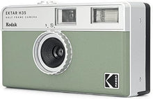 Load image into Gallery viewer, KODAK EKTAR H35 Half Frame Film Camera, 35mm, Reusable, Focus-Free, Lightweight, Easy-to-Use (Sage) (Film & AAA Battery are not Included)