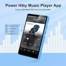 Load image into Gallery viewer, 80GB MP3 Player with Spotify Kids, SWOFY M503 Pro MP3 & MP4 Player with Bluetooth and WiFi, Audible, 4" Touch Screen Portable Music Player Amazon Music Up to 512GB Blue