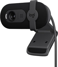 Load image into Gallery viewer, Logitech Brio 101 Full HD 1080p Webcam Made for Meetings and Works for Streaming — Auto-Light Balance, Built-in Mic, Privacy Shutter, USB-A, for Microsoft Teams, Google Meet, Zoom, and More - Black
