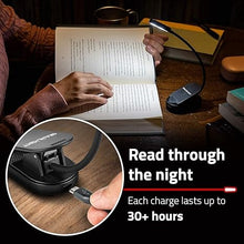 Load image into Gallery viewer, GearLight Rechargeable Book Light for Reading in Bed - Stocking Stuffers 2 Pack Adjustable LED Clip-on Reading Light for Books in Bed - Reading Lamp Book Accessories for Adults & Kids