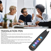 Load image into Gallery viewer, Language Translator Pen, Pen Scanner, Text to Speech Digital Pen Reader, 131 Language Voice Translator Device, AI Dictionary Reading Pen for Dyslexia Travel Business Learning