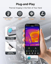 Load image into Gallery viewer, FOXWELL RT100 Thermal Camera for iOS, 256 x 192 IR Resolution Thermal Imaging Camera, Anti-Reflective Thermal Imager, Infrared Camera for iPhone iPad with Lightning Port (Not for Mac)