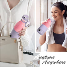 Load image into Gallery viewer, Portable Blender, MIAOKE 6 Blades Juicer Cup for Juice Shakes and Smoothies 350ml Mini Blender with Led Display Usb Rechargeable,3000Mah Rechargeable Battery, for Home Sports Outdoors Travel-Purple