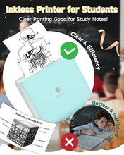 Load image into Gallery viewer, Phomemo Sticker Printer- Mini Printer M02 Portable Thermal Printer Sticker Maker Inkless Pocket Printer Bluetooth Photo Printer for Learning Assistance, Study Notes, Journal, Fun, Work, Receipts