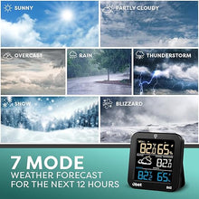 Load image into Gallery viewer, OBET Indoor Outdoor Thermometer Wireless Weather Station Average Outdoor Temperature and Humidity Monitor Digital Thermometer Inside Outside Remote 500ft/150m for House Patio