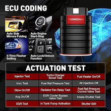 Load image into Gallery viewer, Thinkdiag OBD2 Scanner Bluetooth, All System Bidirectional scan Tool OE Level Diagnostic Tool with ECU Coding,15+ Service Functions, FCA AutoAuth, All Software 1 Year Update fits for iPhone & Android