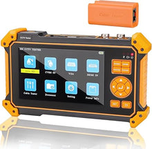 Load image into Gallery viewer, WSDCAM 5 inch TFT-LCD Screen CCTV Camera Tester Monitor Support 4K 8MP CVI TVI AHD SDI CVBS Analog Camera, Support HDMI in VGA in PTZ Control/DC12V Power Output/UTP Cable Tester, 3200-Plus