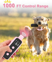 Load image into Gallery viewer, Bousnic Shock Collar for Dogs - Waterproof Rechargeable Dog Electric Training Collar with Remote for Small Medium Large Dogs with Beep, Vibration, Safe Shock Modes (8-120 Lbs)