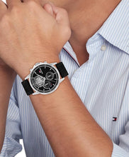 Load image into Gallery viewer, Tommy Hilfiger Mens Dress Watch - Multifunction Leather Wristwatch - Water Resistant up to 5 ATM/50 Meters - Premium Fashion Timepiece for All Occasions - 44mm