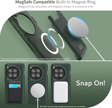 Load image into Gallery viewer, TUDIA MergeGrip Magsafe Compatible Phone Case for OnePlus 12 5G 2024 - Military Grade, Drop Tested, Dual Layer, Shockproof, Anti-Slip, Heavy Duty & Protector Cover Protective Phone Case - Pine Green