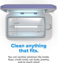 Load image into Gallery viewer, PhoneSoap 3 UV Cell Phone Sanitizer and Dual Universal Cell Phone Charger | Patented and Clinically Proven 360 Degree UV Light Sanitizer | Cleans and Charges All Phones (Periwinkle)
