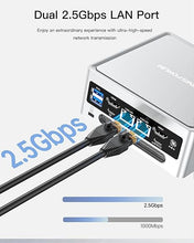Load image into Gallery viewer, MINISFORUM Mini PC NAB9 Intel Core i9-12900HK 14 Cores/20 Threads,up to 5.0GHz 32GB RAM 1TB PCIe4.0 SSD,Dual 2.5 G RJ45 LAN Mini Computer,2 x HDMI/USB-C(4K@60Hz),7X USB Ports,Mini Computer