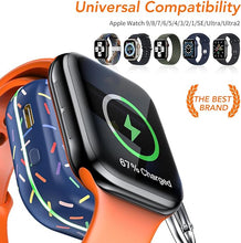 Load image into Gallery viewer, Portable Charger for Apple Watch 10,Wireless Magnetic Mini iWatch Charger 1200mAh Power Bank Travel Keychain Accessories Smart Watch Charger for Apple Watch 10/9/8/7/6/SE/5/4/3/2/1/UItra/UItra 2