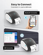 Load image into Gallery viewer, Shipping Label Printer Bluetooth - Thermal Shipping Label Printer Prints Clearly and Easy to Connect, Shipping Label Printer 4x6 for Small Business, Compatible with Amazon Etsy UPS USPS