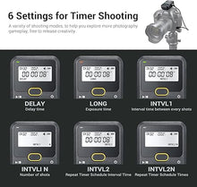 Load image into Gallery viewer, Godox TR-N1 TR-N3 Remote Shutter Release for Nikon, Wireless Shutter Release Intervalometer Compatible for Nikon Z9 Z7 Z6 Z5 D850 D800 D750 D610 F90 D7200 D7100 D5600 D3300 D90